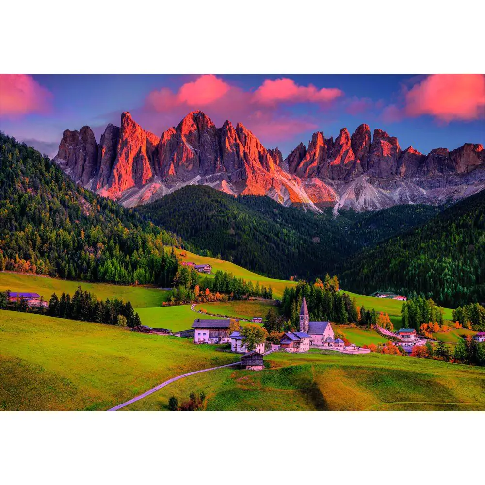 Vysoce kvalitní Magické Dolomity puzzle 1000 dílků fotografii produktu