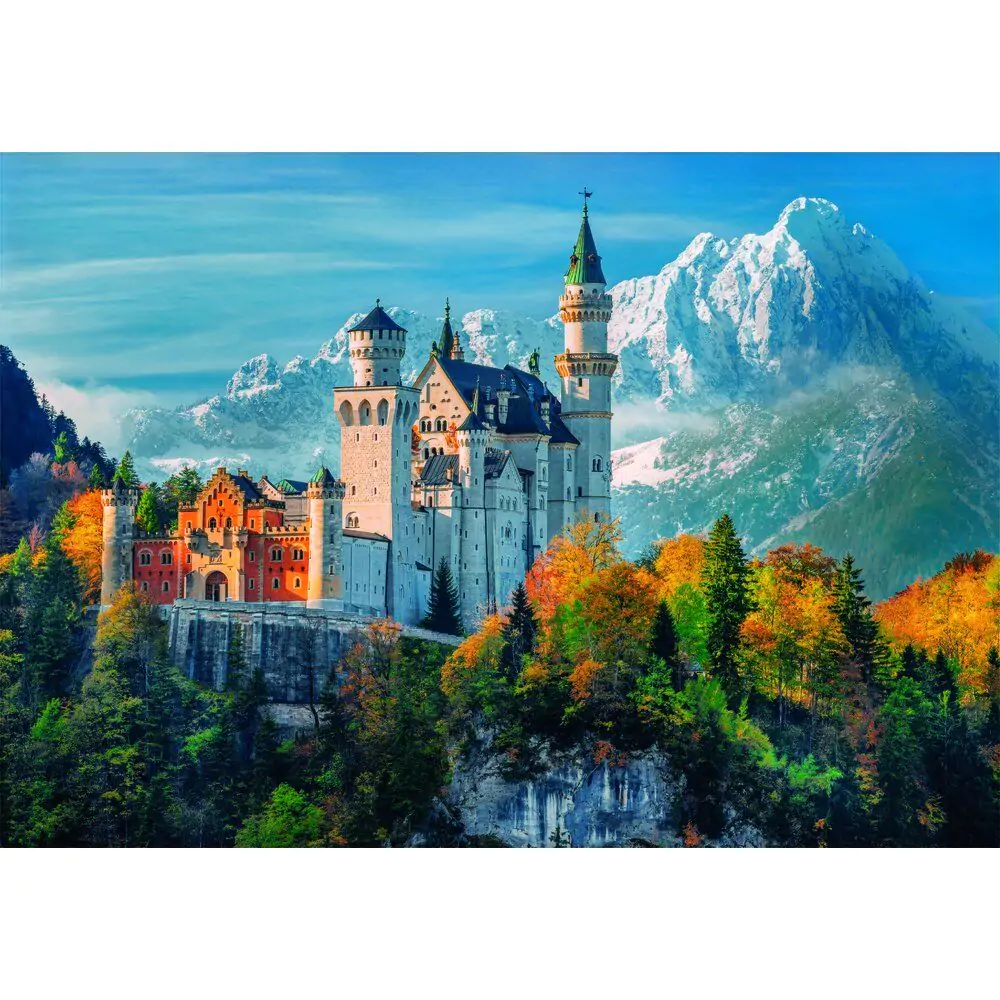 Vysoce kvalitní puzzle Zámek Neuschwanstein 500ks fotografii produktu