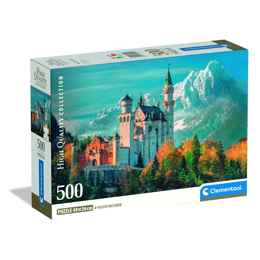 Vysoce kvalitní puzzle Zámek Neuschwanstein 500ks fotografii produktu