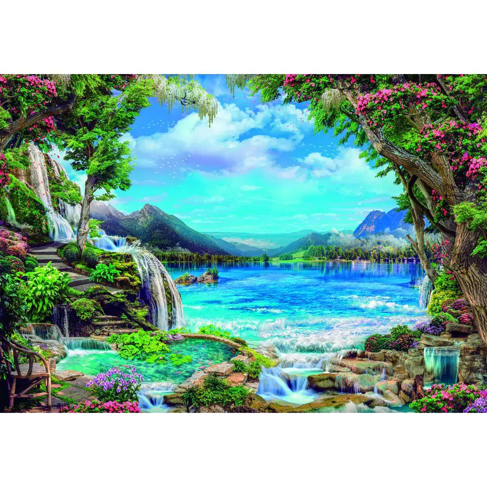 Vysoce kvalitní Paradise On Earth puzzle 2000ks fotografii produktu