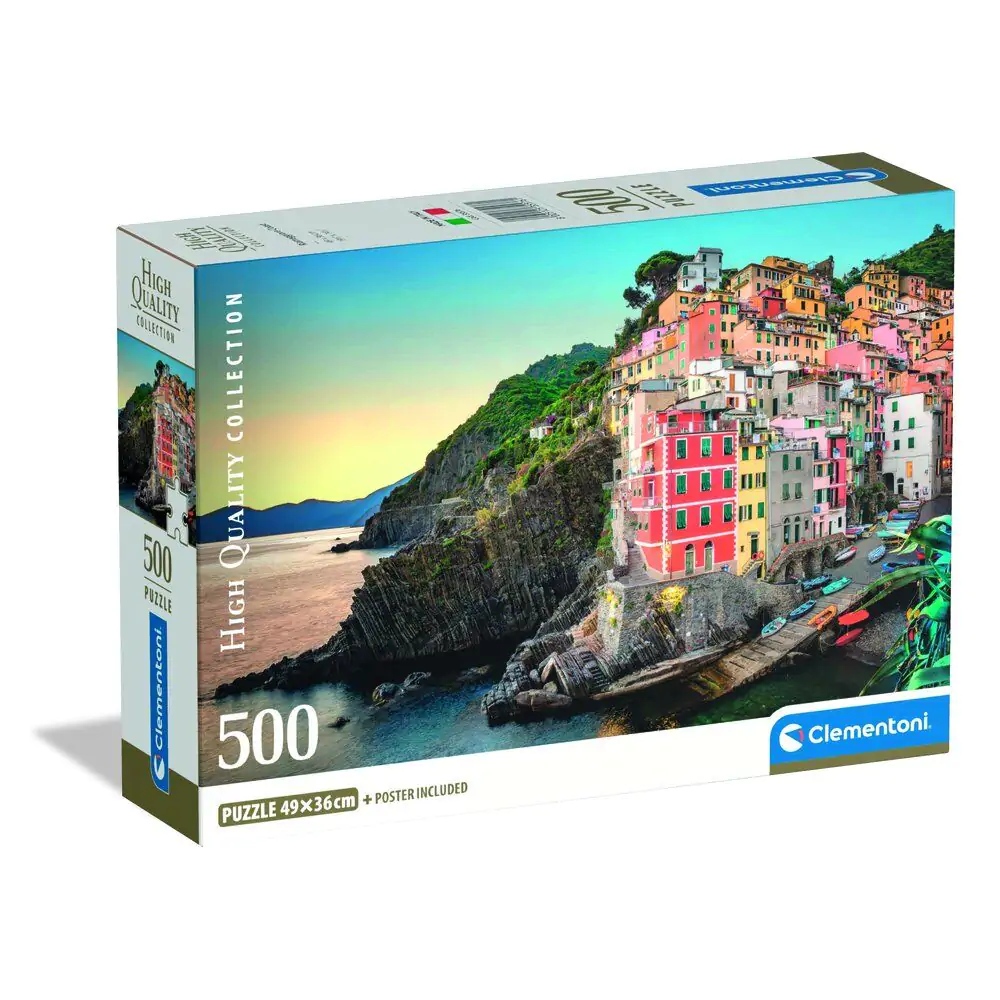 Vysoce kvalitní puzzle pobřeží Riomaggiore 500 dílků fotografii produktu