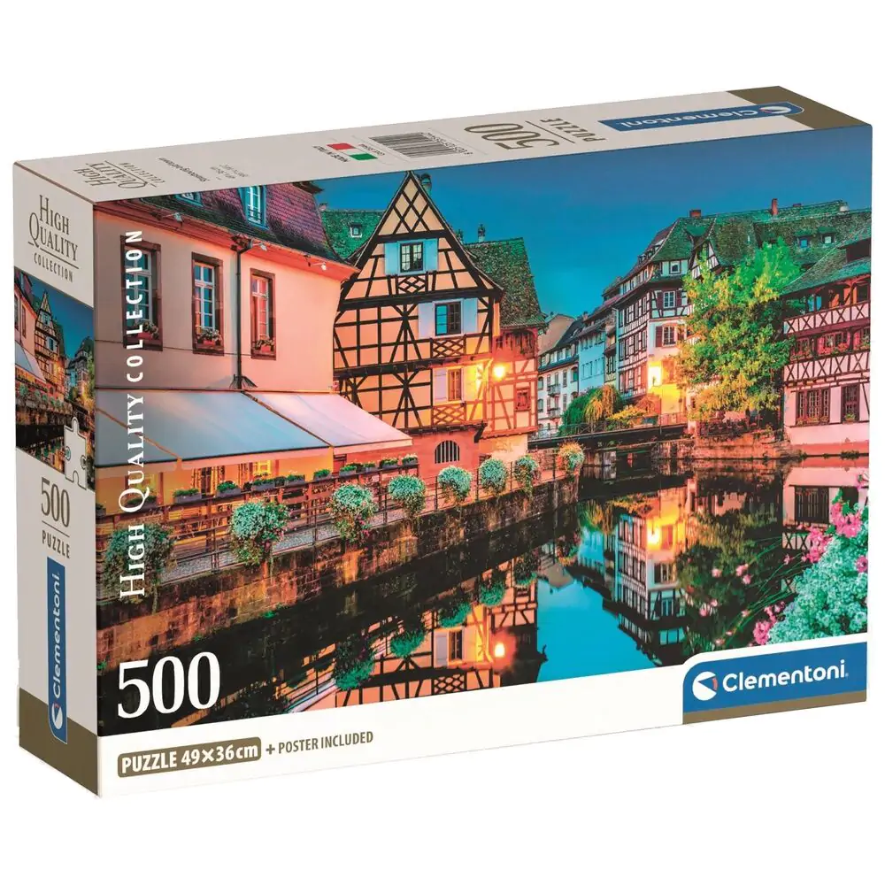 Vysoce kvalitní puzzle Strasbourg Old Town 500ks fotografii produktu