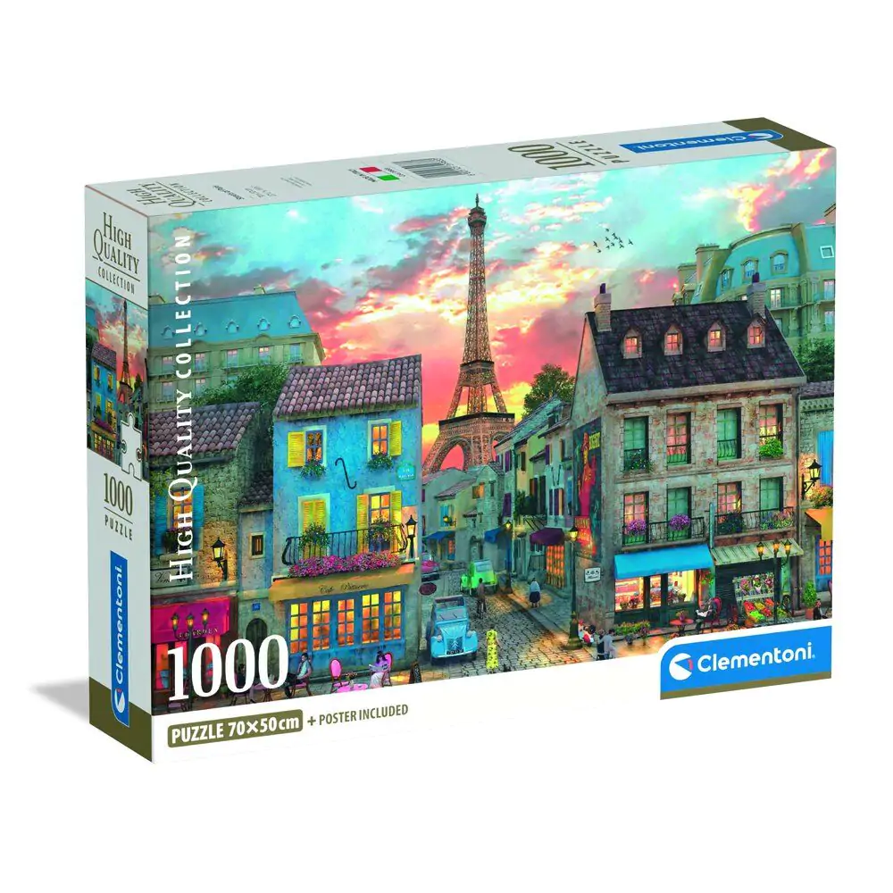 Kvalitní puzzle Ulice Paříže 1000ks fotografii produktu