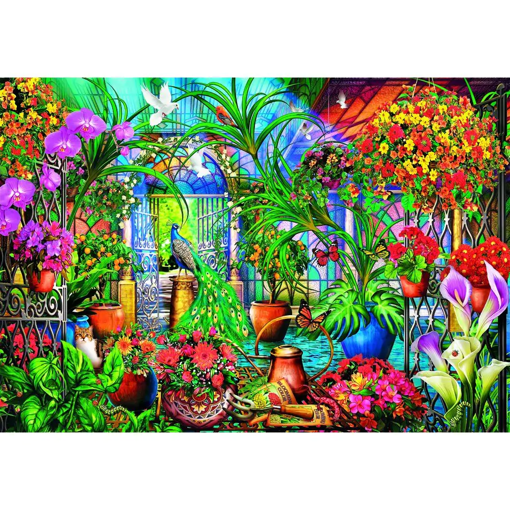 Vysoce kvalitní puzzle The Greenhouse Caretakers 500ks fotografii produktu