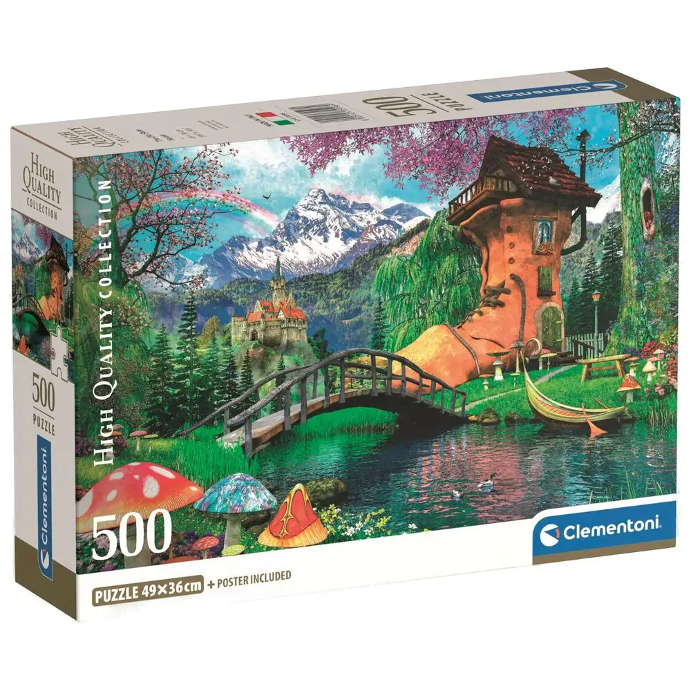 Vysoce kvalitní puzzle The Old Shoe House 500ks fotografii produktu
