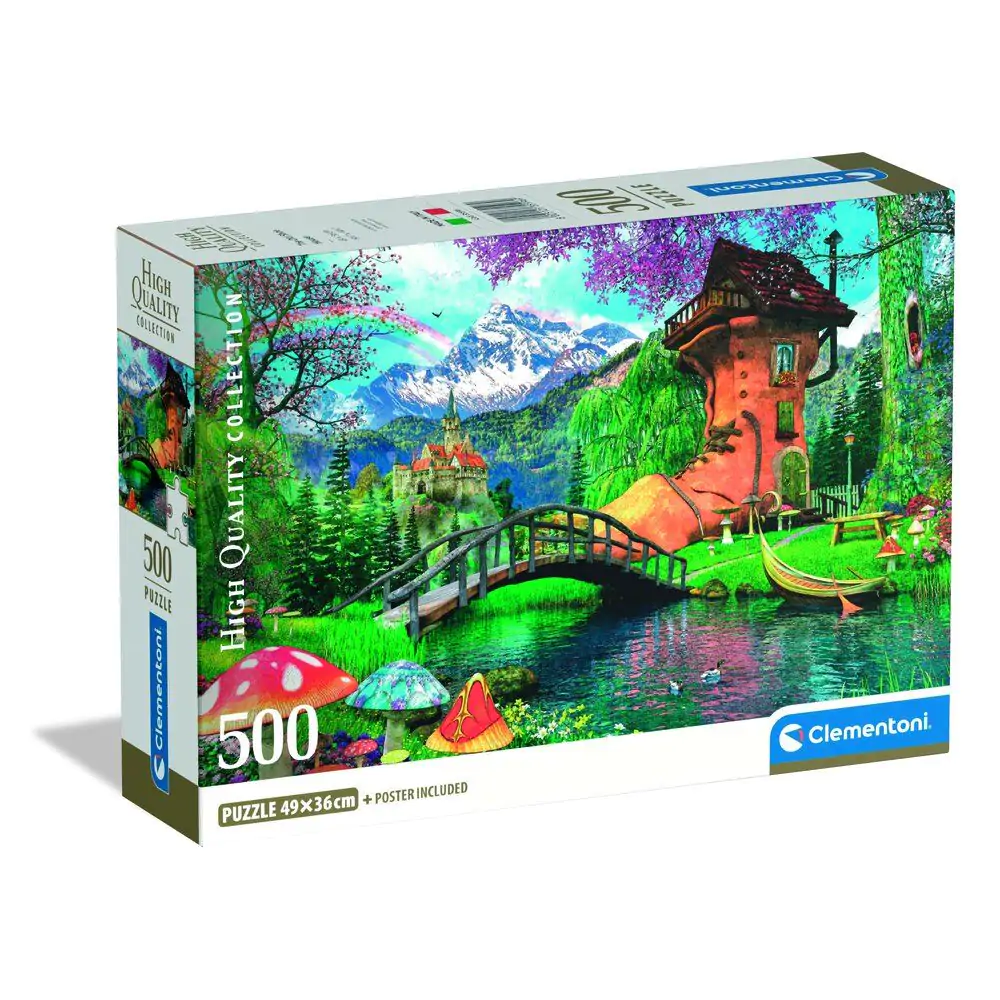 Vysoce kvalitní puzzle The Old Shoe House 500ks fotografii produktu