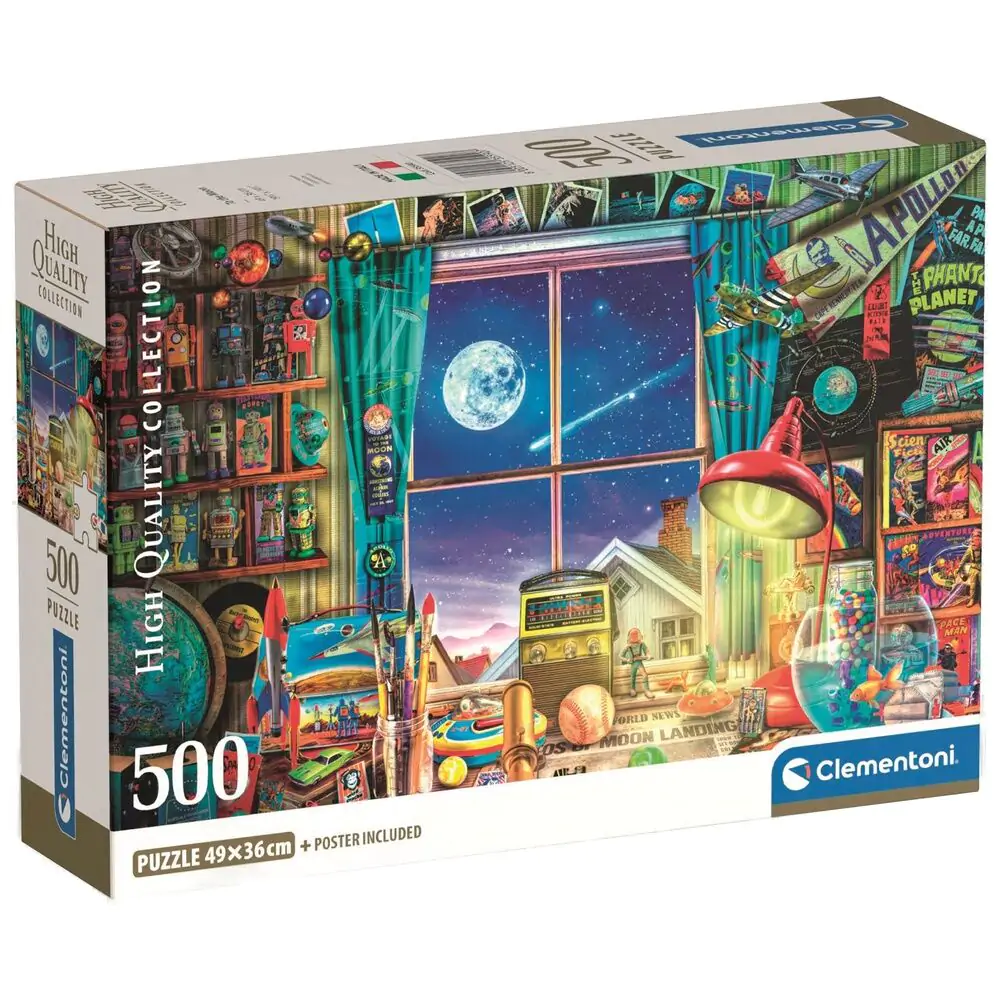 Kvalitní To The Moon puzzle 500ks fotografii produktu