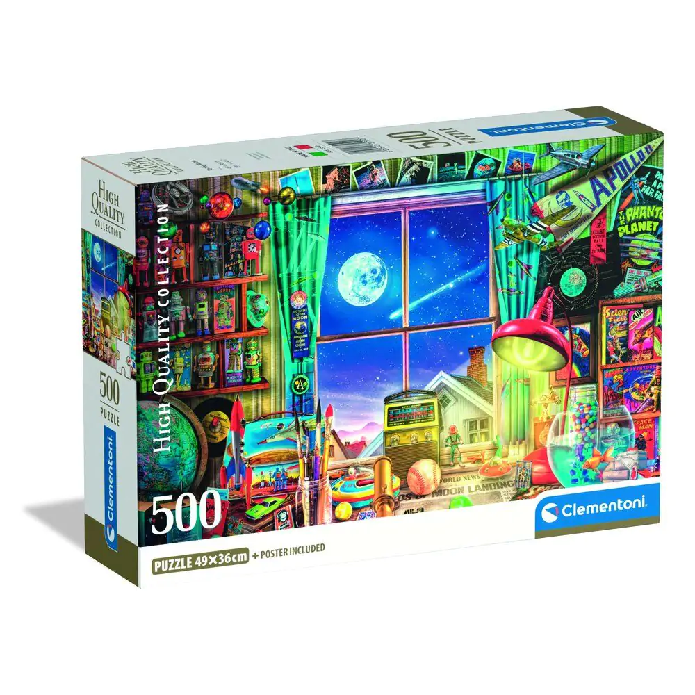 Kvalitní To The Moon puzzle 500ks fotografii produktu