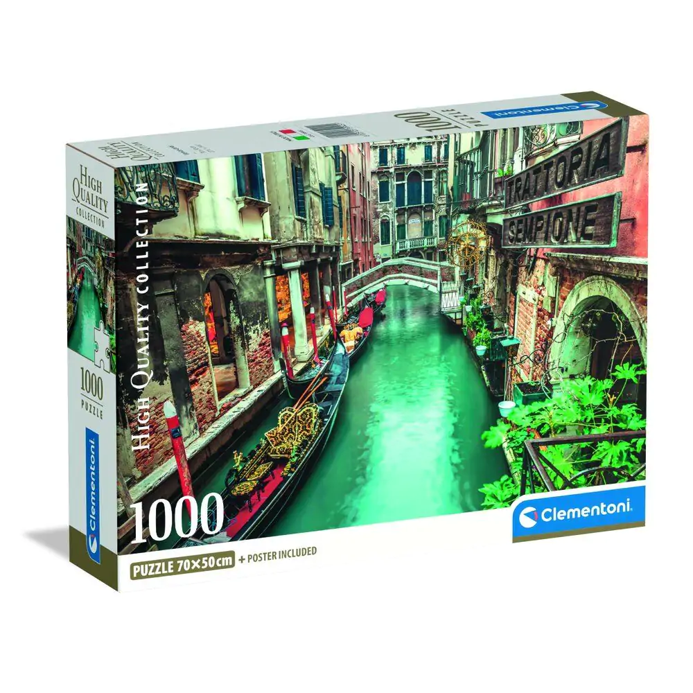 Vysoce kvalitní puzzle Benátský kanál 1000ks fotografii produktu