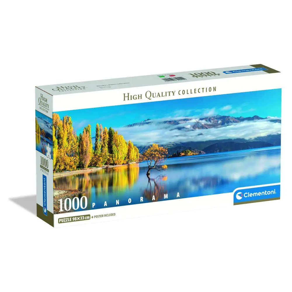 Vysoce kvalitní Wanaka’s golden Reflections Panorama puzzle 1000ks fotografii produktu