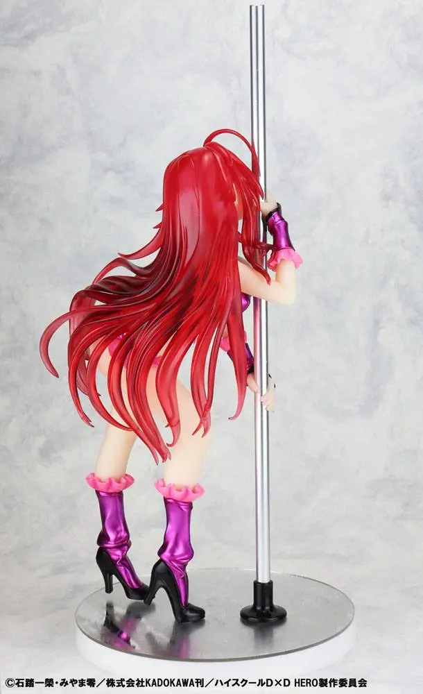 High School DxD Socha 1/7 Rias Gremory Pole Dance Ver. Fialová Barva 20 cm fotografii produktu
