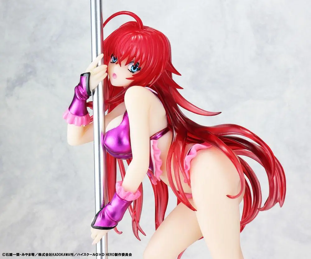 High School DxD Socha 1/7 Rias Gremory Pole Dance Ver. Fialová Barva 20 cm fotografii produktu