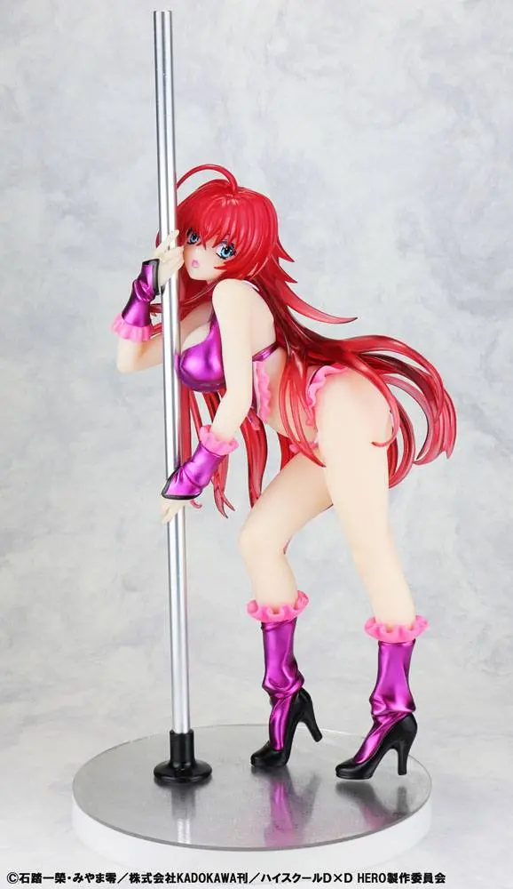 High School DxD Socha 1/7 Rias Gremory Pole Dance Ver. Fialová Barva 20 cm fotografii produktu