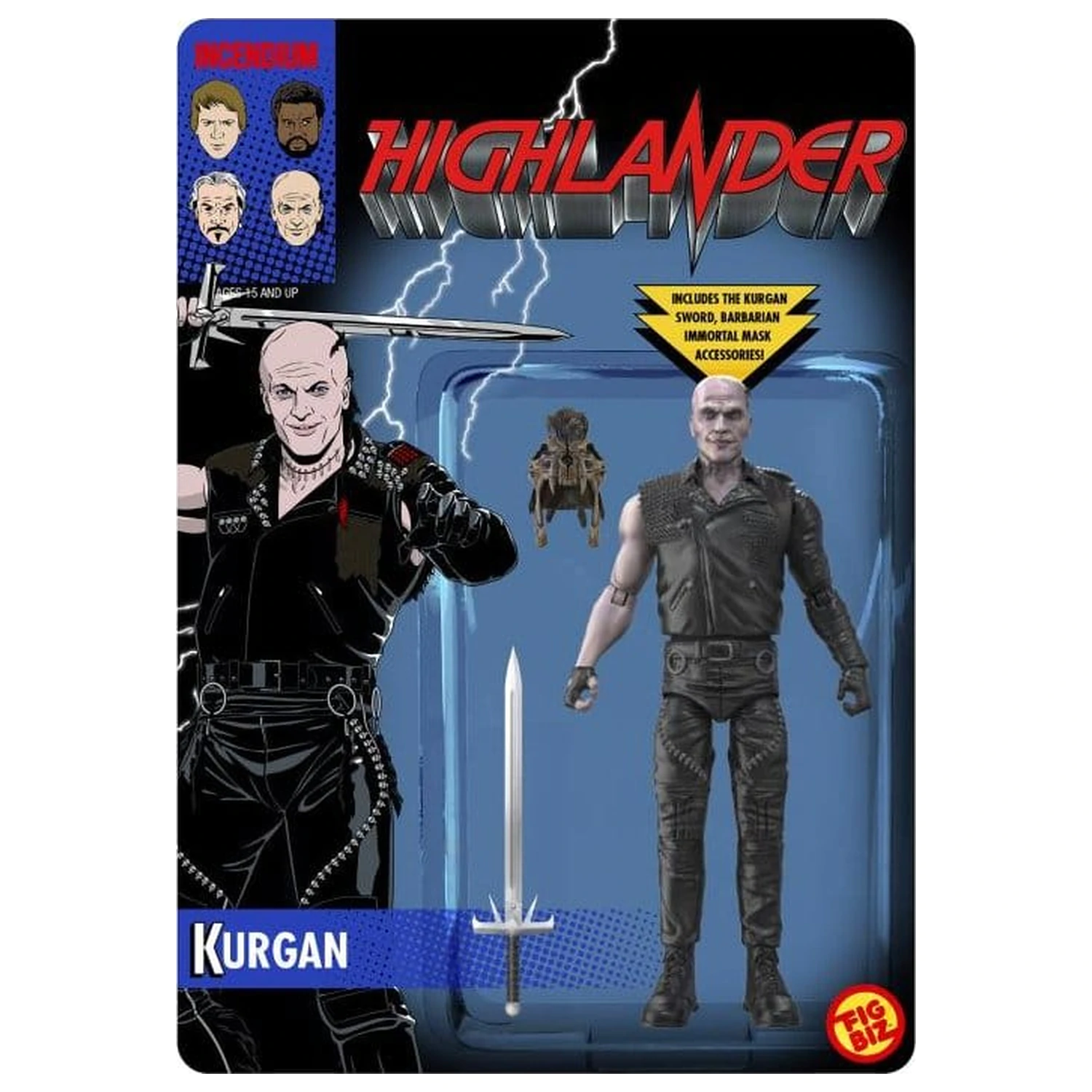Highlander FigBiz Akční figurka The Kurgan 13 cm fotografii produktu