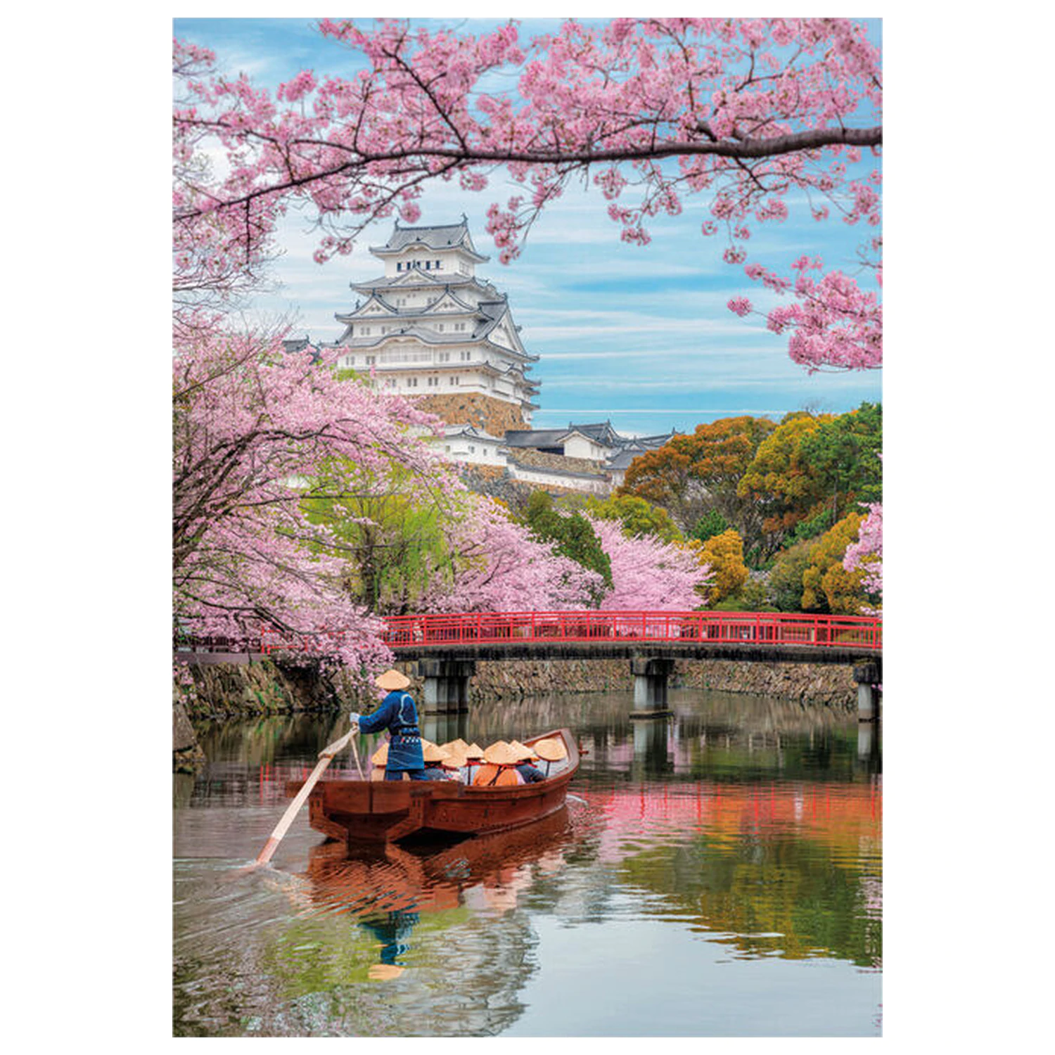Himeji Castle in Spring puzzle 1000 ks fotografii produktu