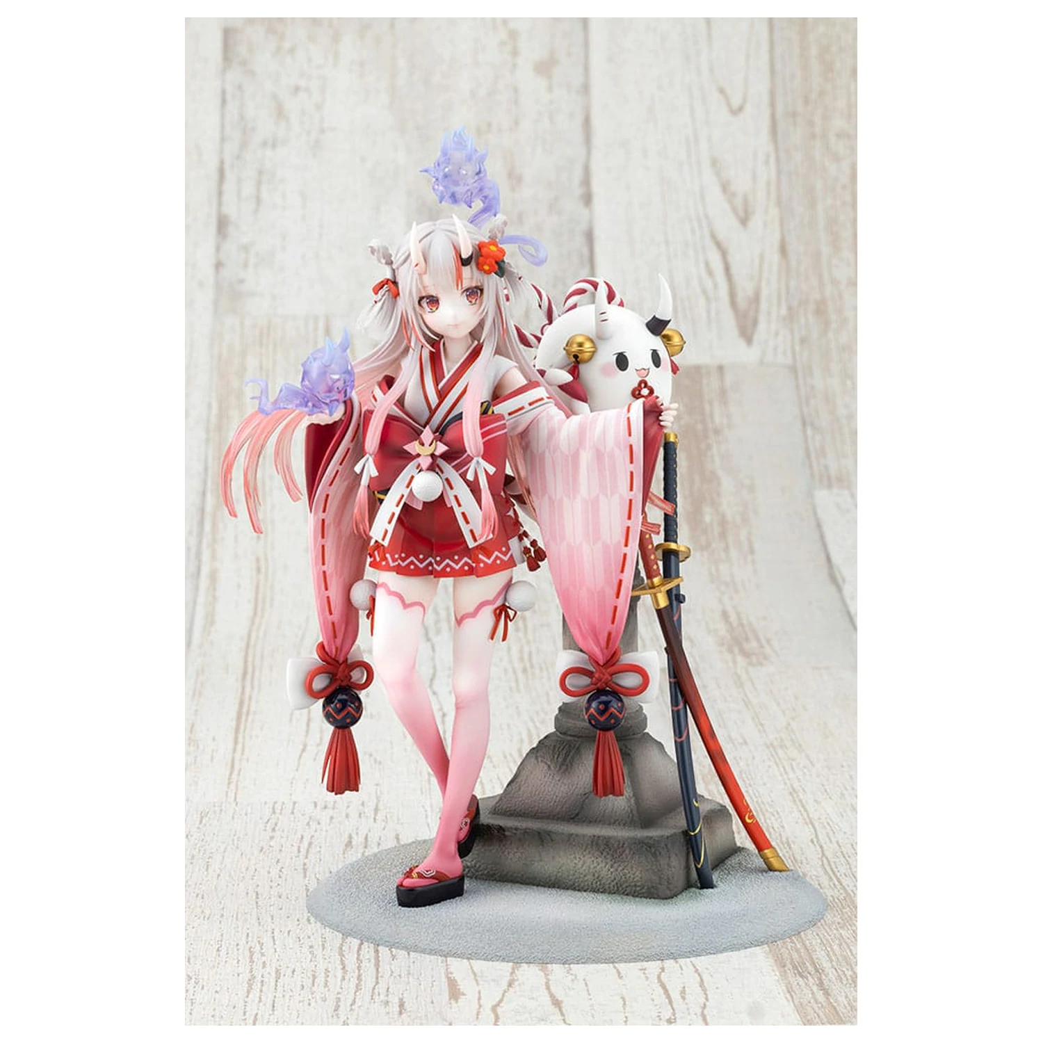 Hololive Production PVC socha 1/7 Nakiri Ayame Shrine Maiden Fortune Outfit Ver. 26 cm fotografii produktu