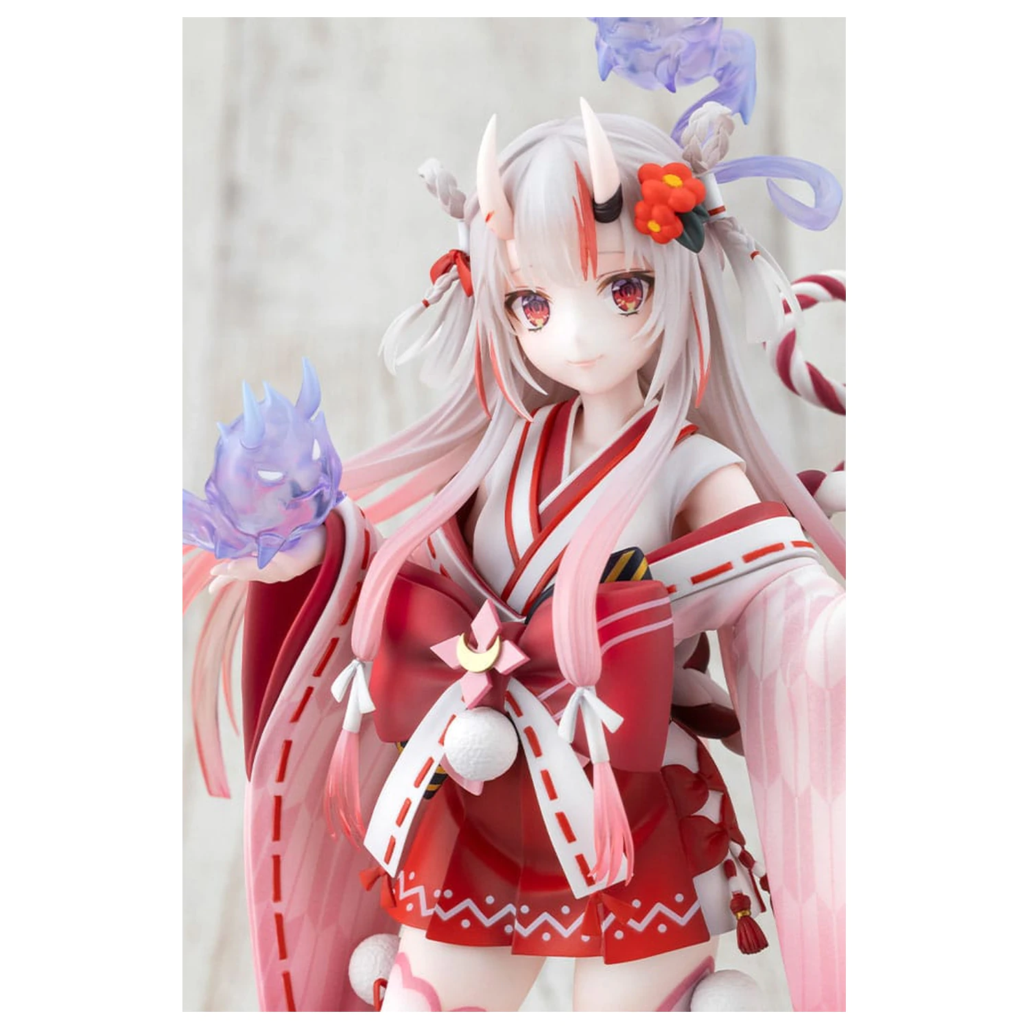Hololive Production PVC socha 1/7 Nakiri Ayame Shrine Maiden Fortune Outfit Ver. 26 cm fotografii produktu