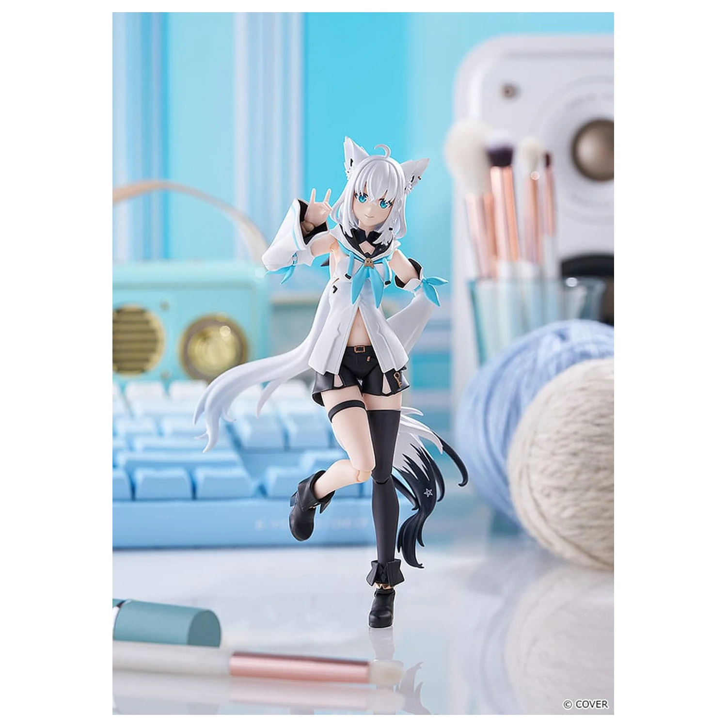 Hololive Production Figma akční figurka Shirakami Fubuki 15 cm fotografii produktu