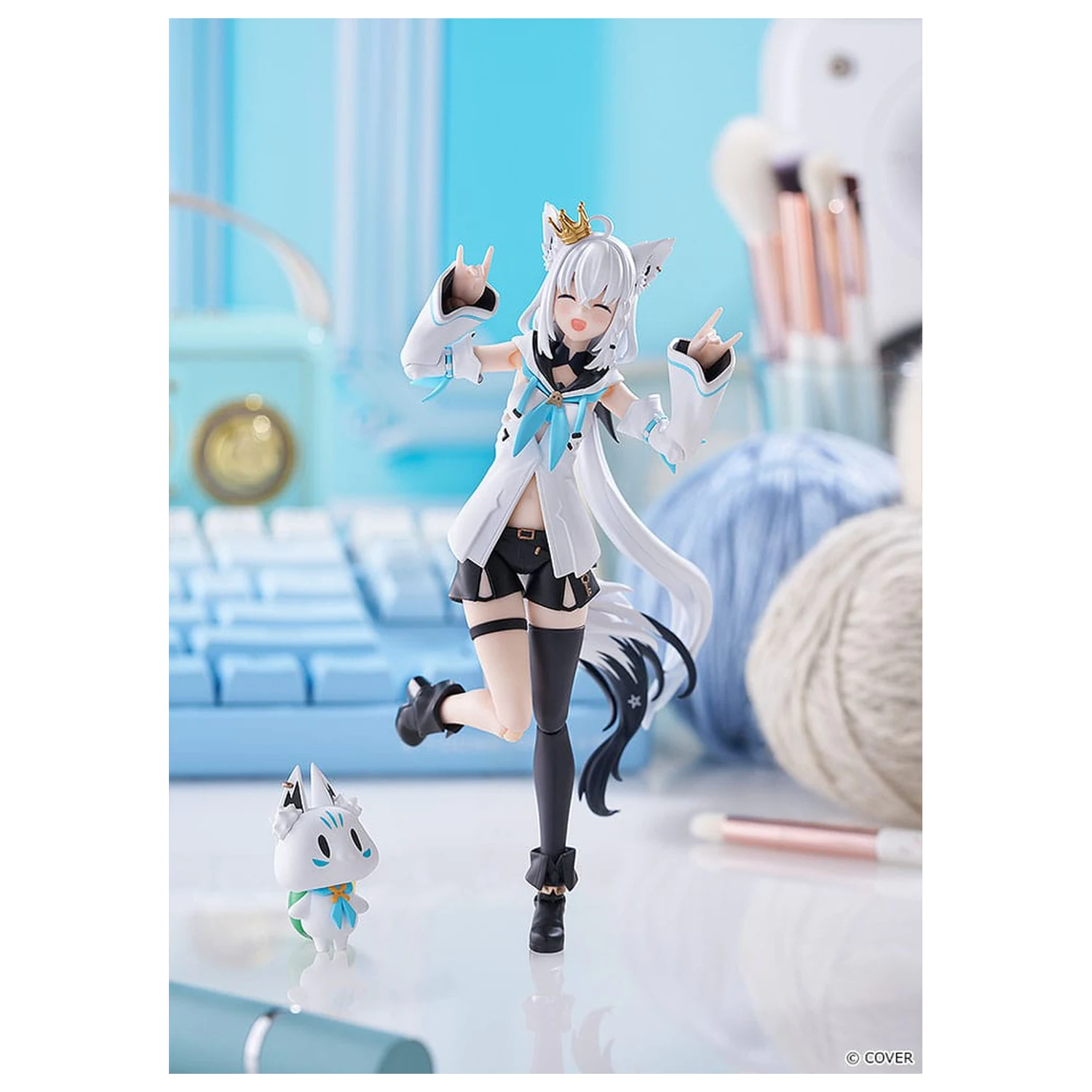 Hololive Production Figma akční figurka Shirakami Fubuki 15 cm fotografii produktu