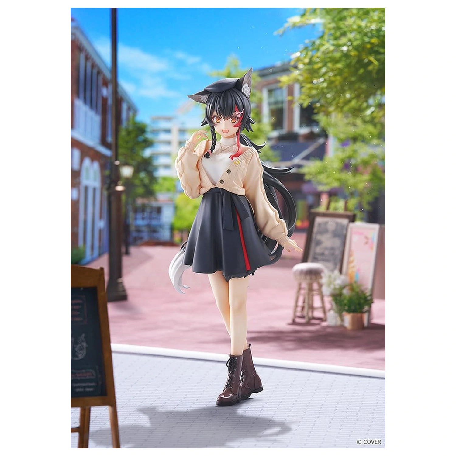 Hololive Production G.S. Collection PVC figurka 1/7 Ookami Mio Date Style - Street Outfit Ver. 24 cm fotografii produktu