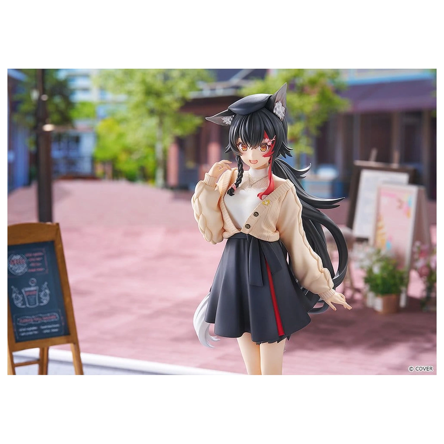 Hololive Production G.S. Collection PVC figurka 1/7 Ookami Mio Date Style - Street Outfit Ver. 24 cm fotografii produktu