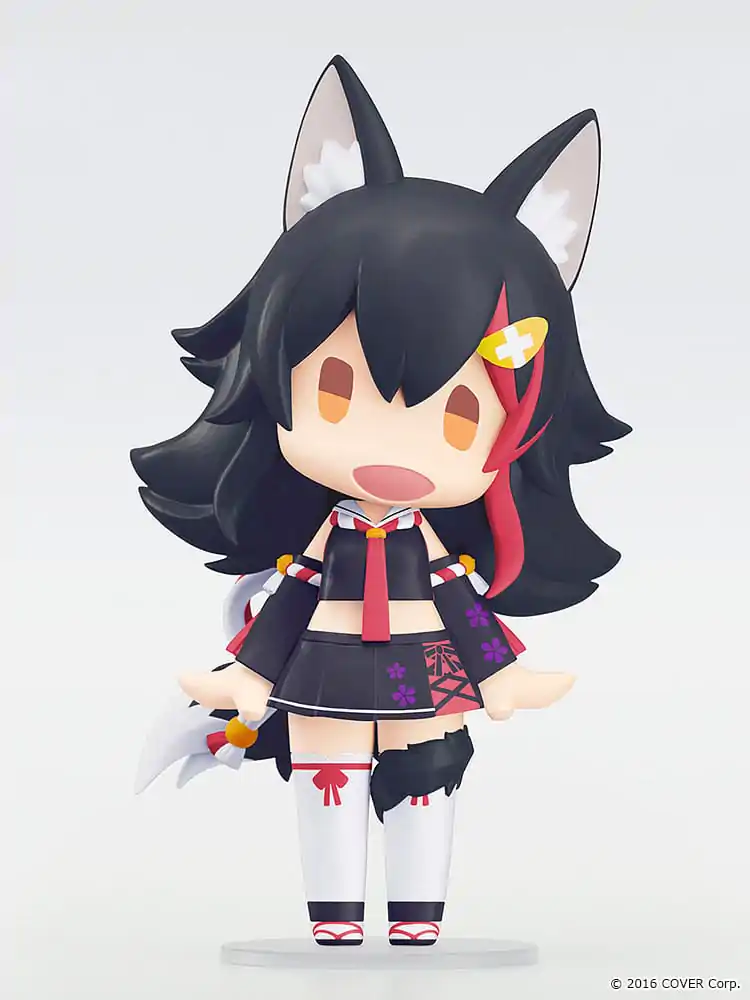 Hololive Production HELLO! GOOD SMILE Akční figurka Ookami Mio 10 cm fotografii produktu