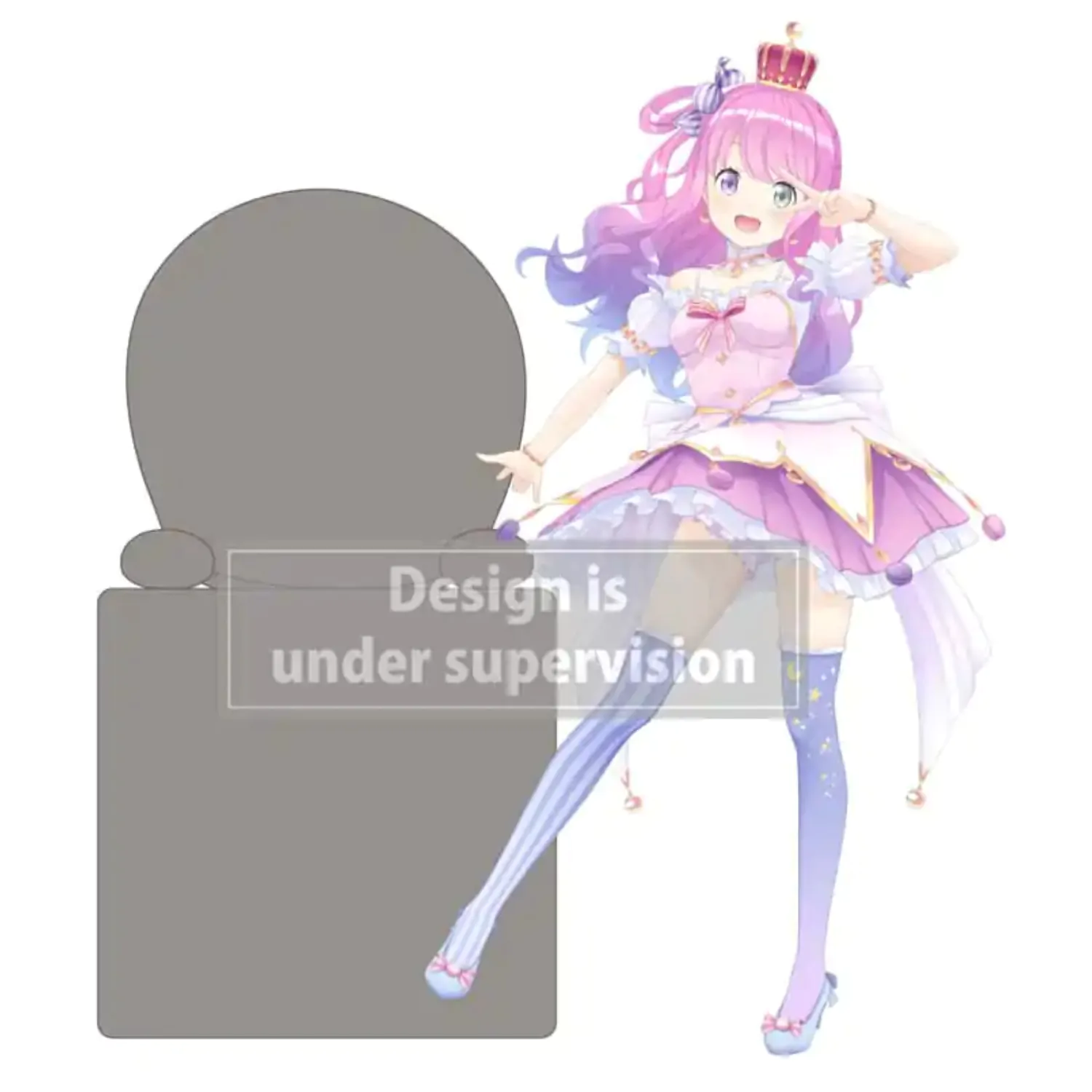 Hololive Production Hikkake PVC Soška Himemori Luna 10 cm fotografii produktu