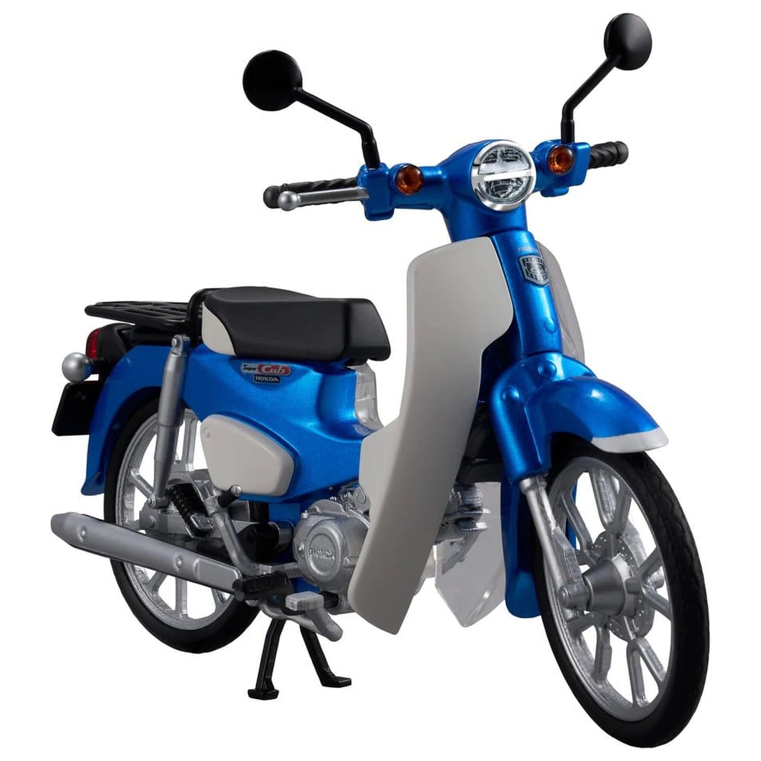 Modelová plastová stavebnice Honda Kaitanics Super Cub 110 Glint Wave Blue Metalic fotografii produktu
