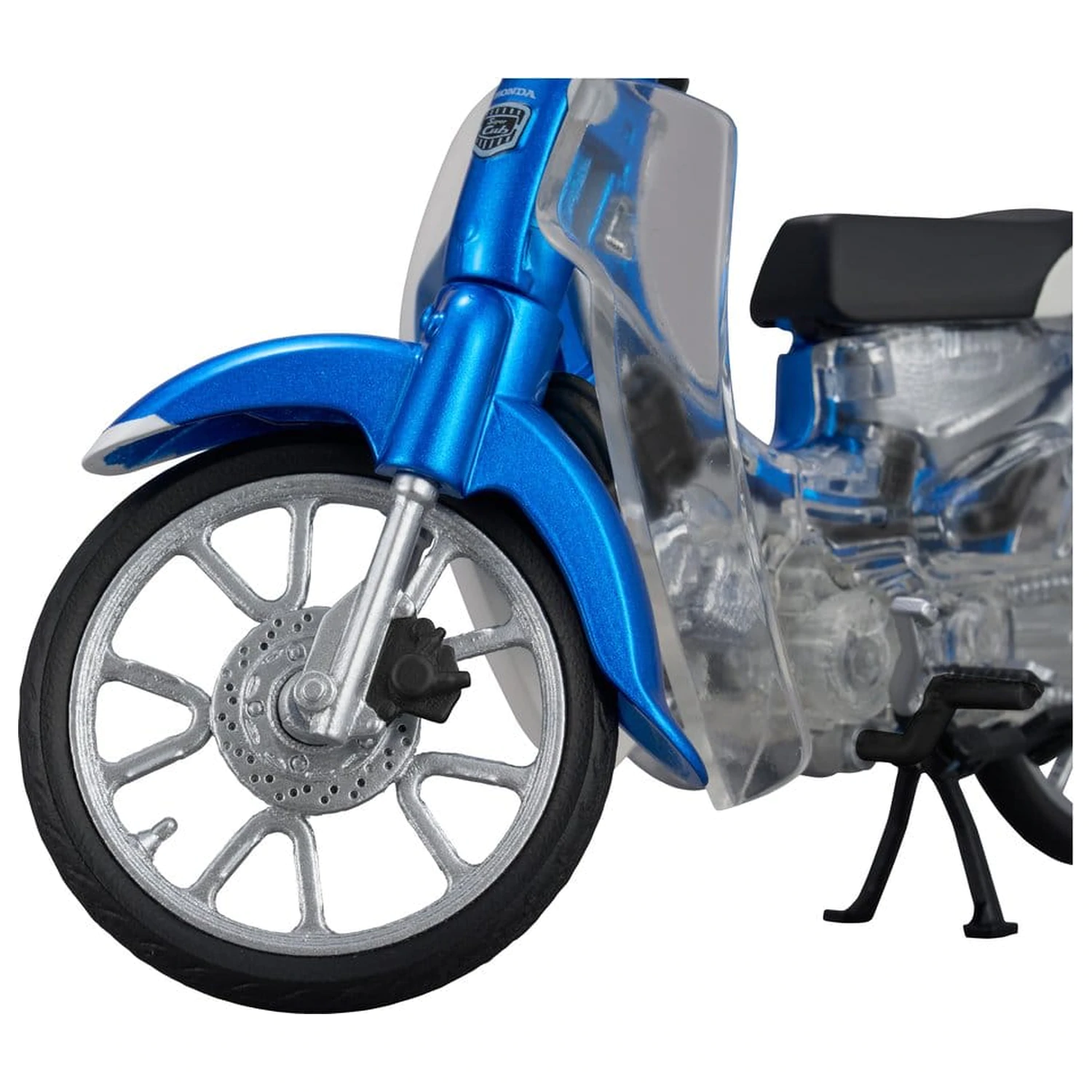 Modelová plastová stavebnice Honda Kaitanics Super Cub 110 Glint Wave Blue Metalic fotografii produktu