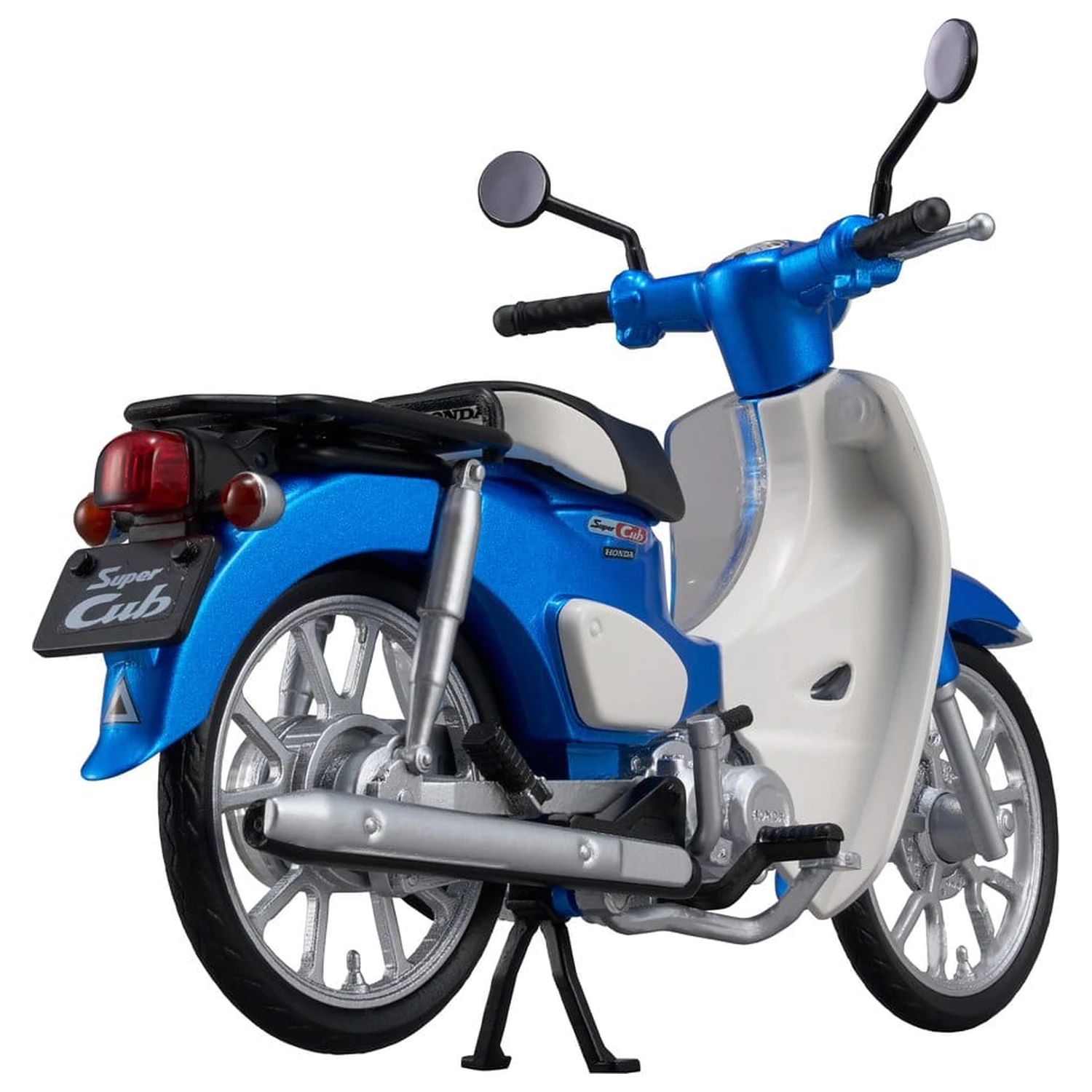 Modelová plastová stavebnice Honda Kaitanics Super Cub 110 Glint Wave Blue Metalic fotografii produktu