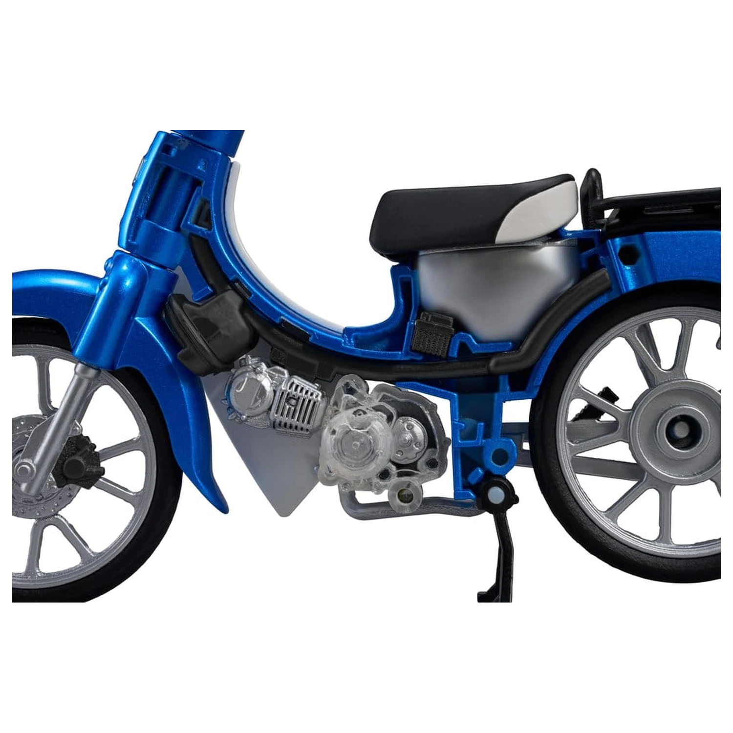 Modelová plastová stavebnice Honda Kaitanics Super Cub 110 Glint Wave Blue Metalic fotografii produktu