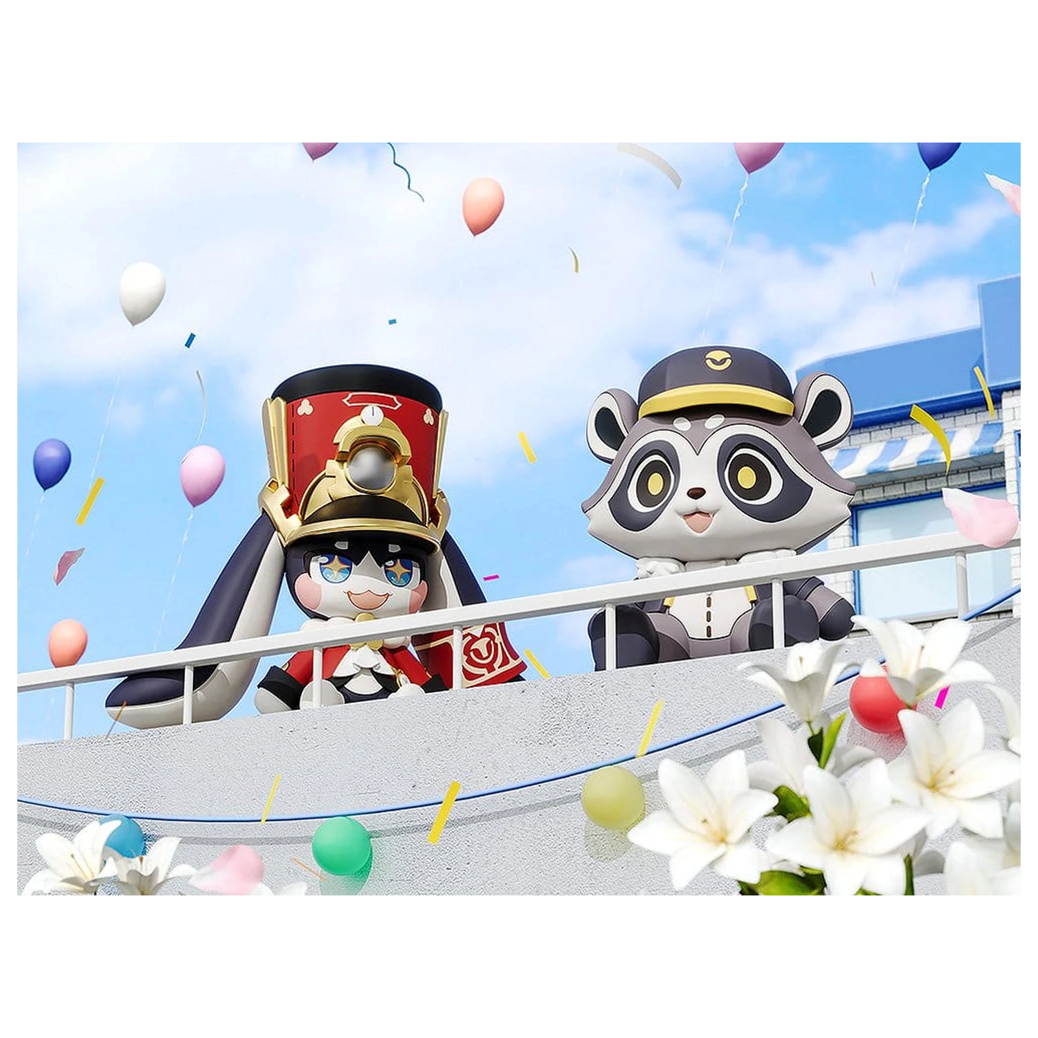 Honkai: Star Rail Huggy Good Smile Mini Figure Baseball Raccoon 7 cm fotografii produktu
