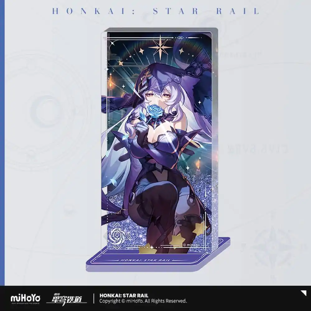 Honkai: Star Rail Light Cone Acryl ozdoba s třpytkami: Black Swan Reforged Remembrance 15 cm fotografii produktu