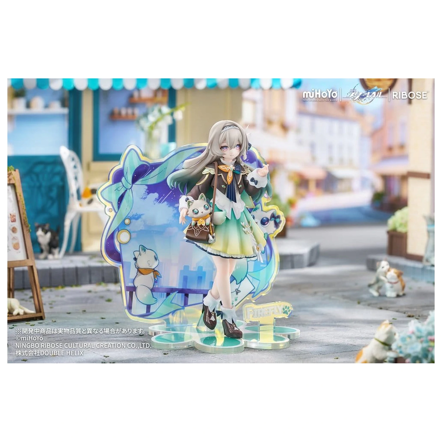 Honkai: Star Rail Rise Up+ Chibi Cat Series Mini figurka Firefly Ver. 18 cm fotografii produktu