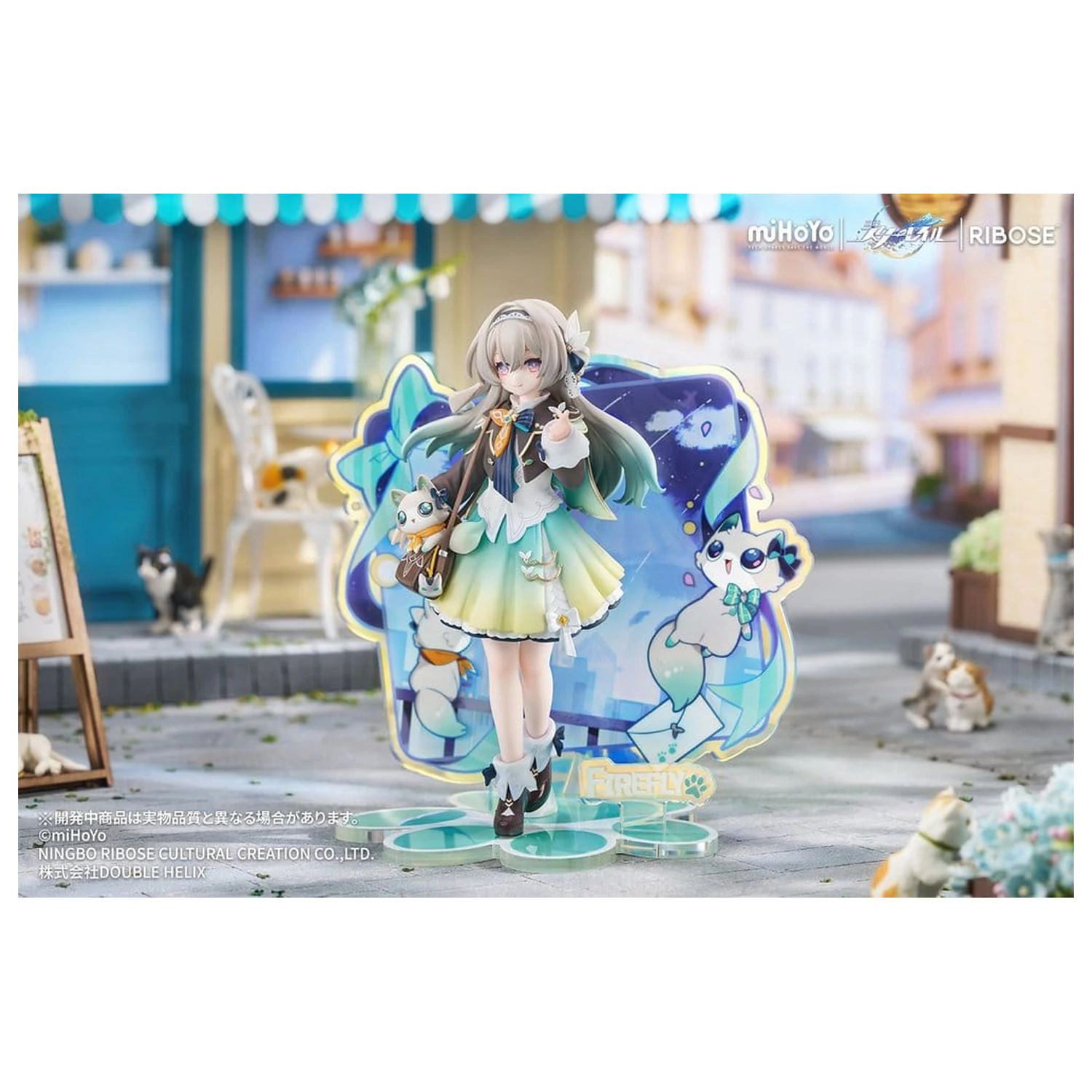Honkai: Star Rail Rise Up+ Chibi Cat Series Mini figurka Firefly Ver. 18 cm fotografii produktu