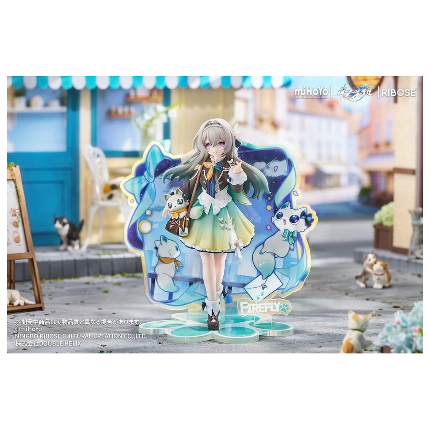 Honkai: Star Rail Rise Up+ Chibi Cat Series Mini figurka Firefly Ver. 18 cm fotografii produktu