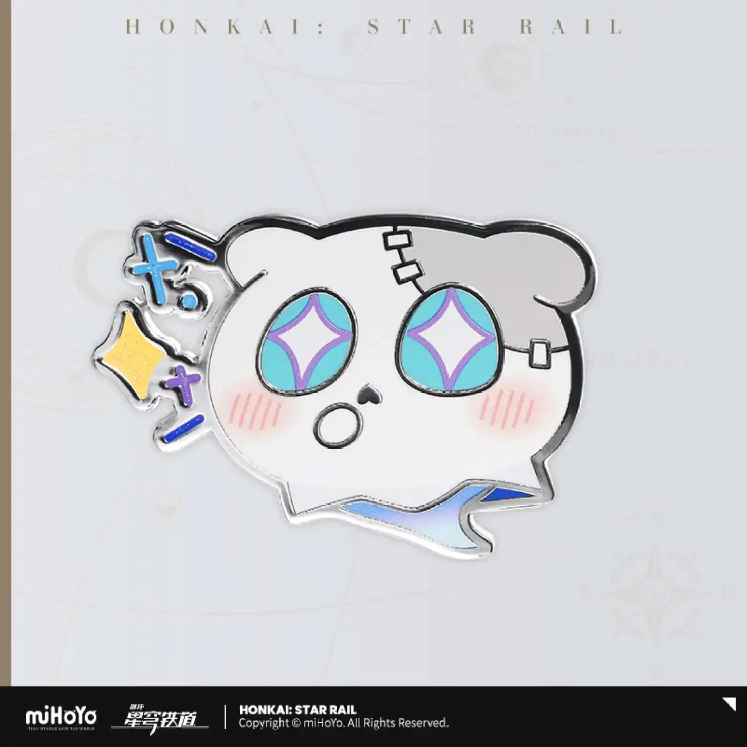 Honkai: Star Rail Wubbaboo Series Pin Badge Starry Pitiful Anticipation - Odznak fotografii produktu