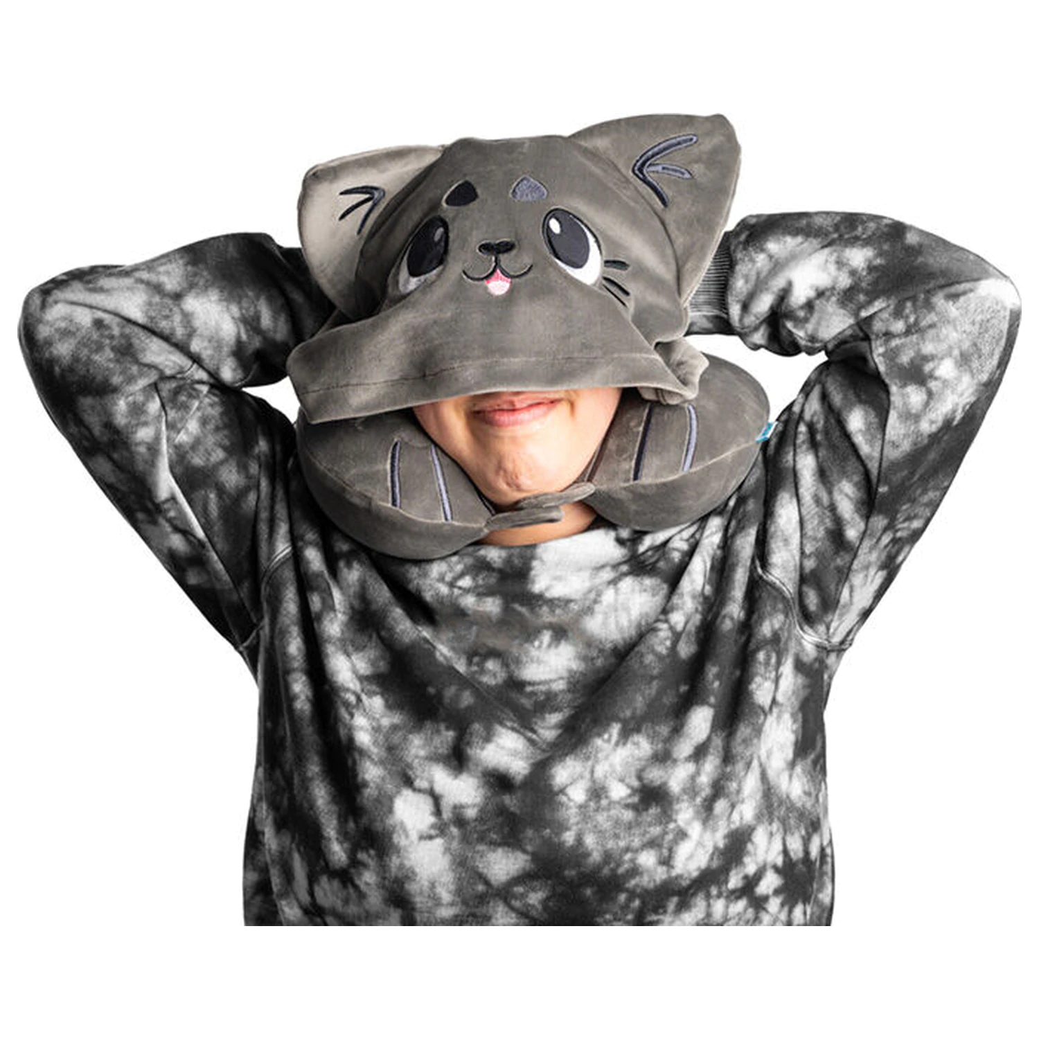 Hoodeazzz Cats Beans & Co cestovní polštář s kapucí fotografii produktu