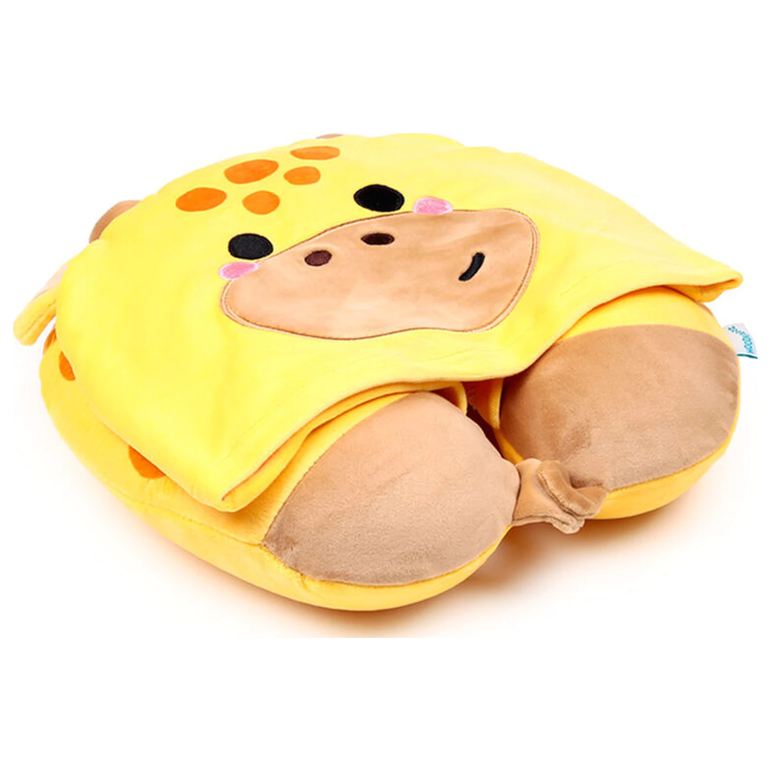 Hoodeazzz Raffi The Giraffe cestovní polštář s kapucí fotografii produktu