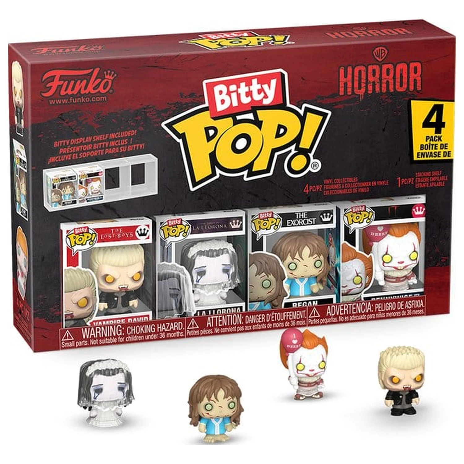 Horror Bitty Funko POP! Vinyl Figurka 4-Pack David 2,5 cm fotografii produktu