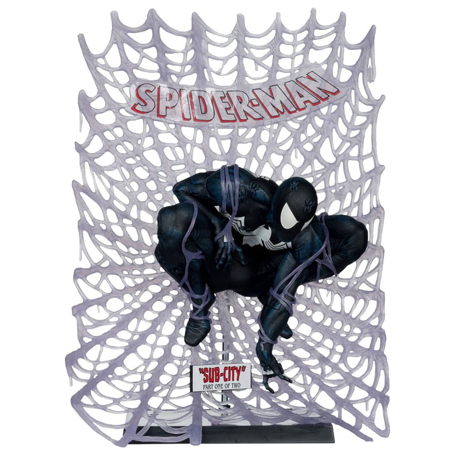 Marvel Collection PVC socha 1/6 Spider-Man (Spider-Man #1)(Black Suit)(Chase) 28 cm fotografii produktu