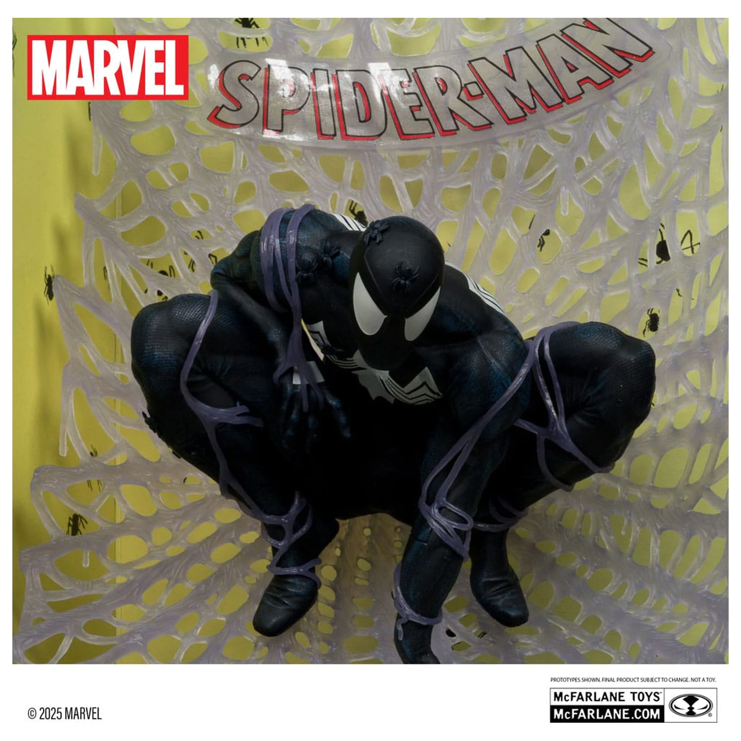 Marvel Collection PVC socha 1/6 Spider-Man (Spider-Man #1)(Black Suit)(Chase) 28 cm fotografii produktu