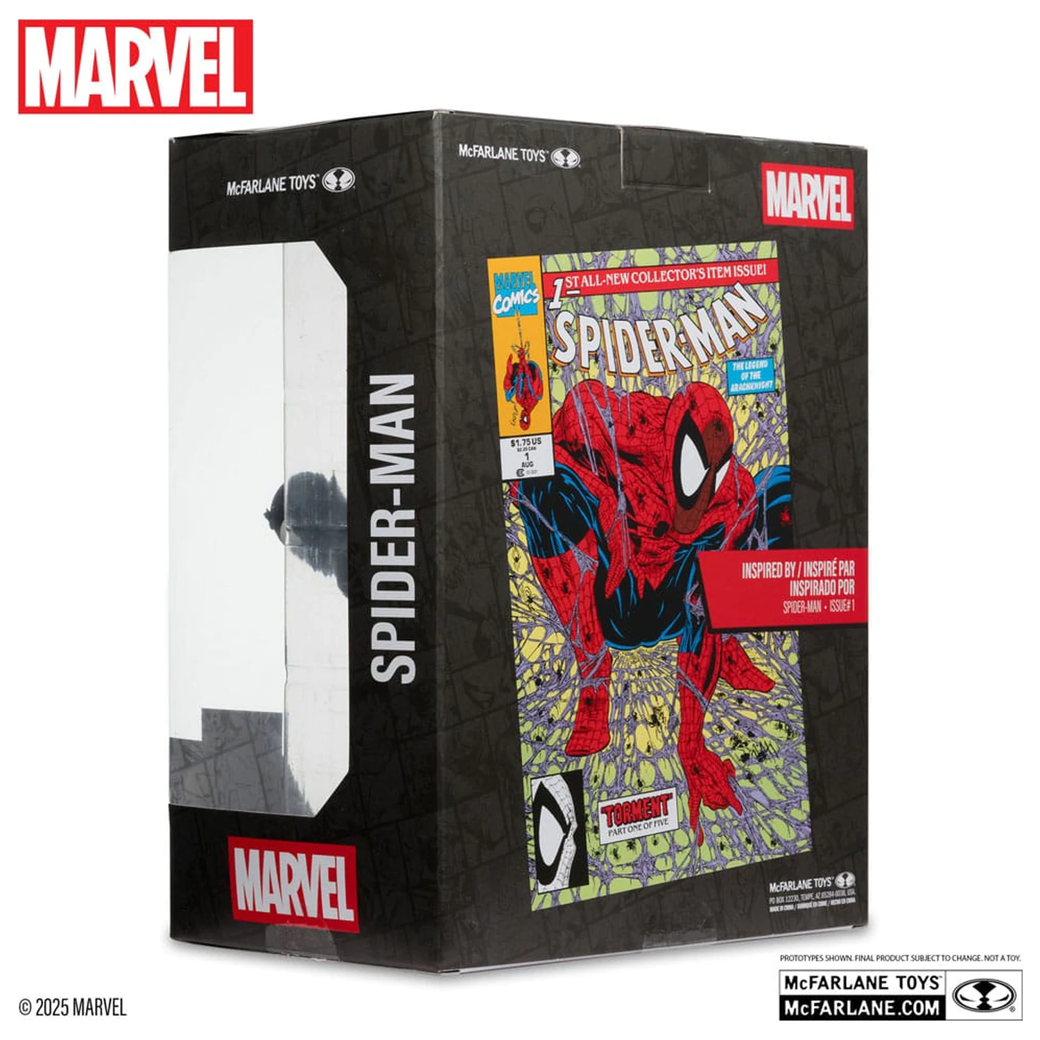 Marvel Collection PVC socha 1/6 Spider-Man (Spider-Man #1)(Black Suit)(Chase) 28 cm fotografii produktu