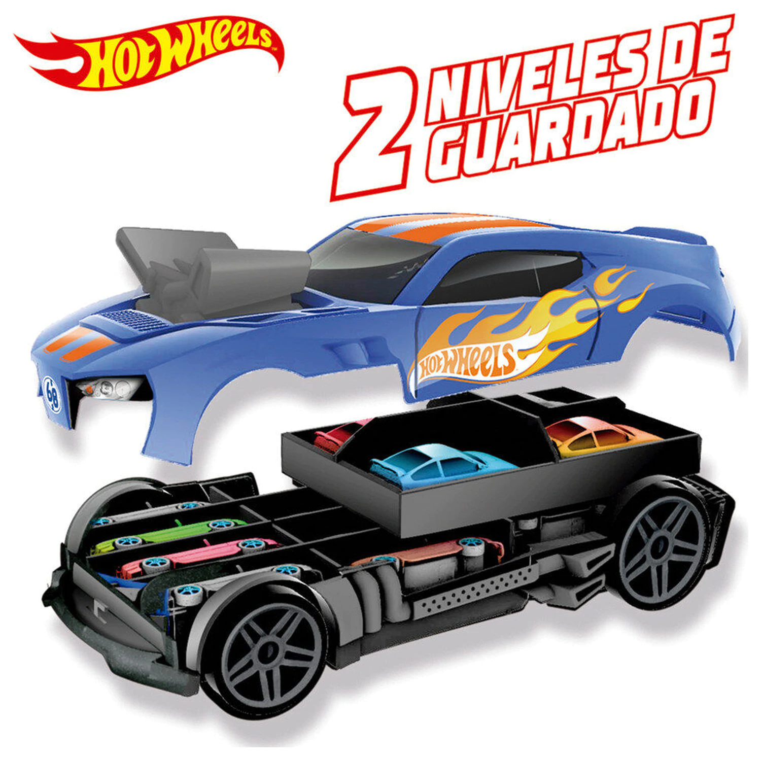 Hot Wheels 2 v 1 přepravník aut fotografii produktu