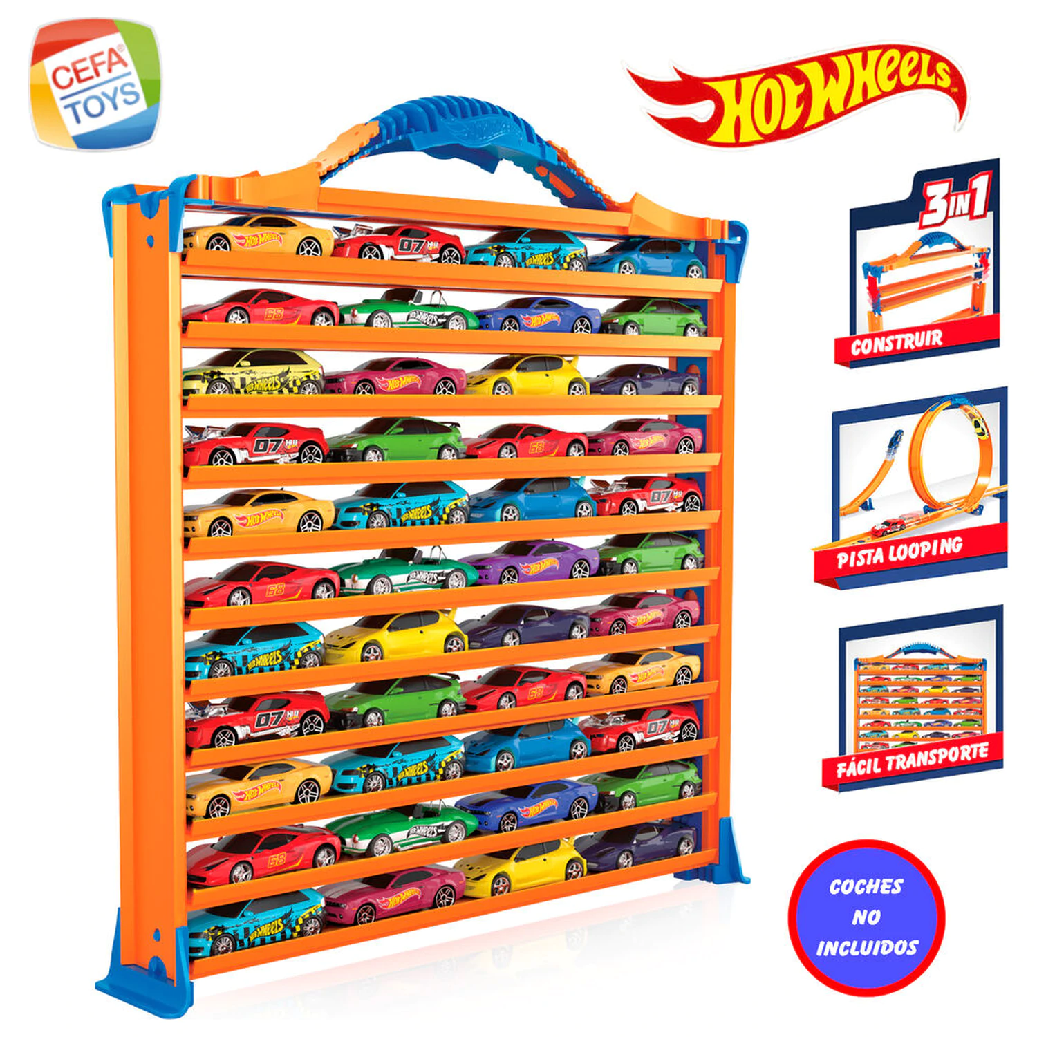 Hot Wheels pouzdro na nosič aut 3 v 1 fotografii produktu