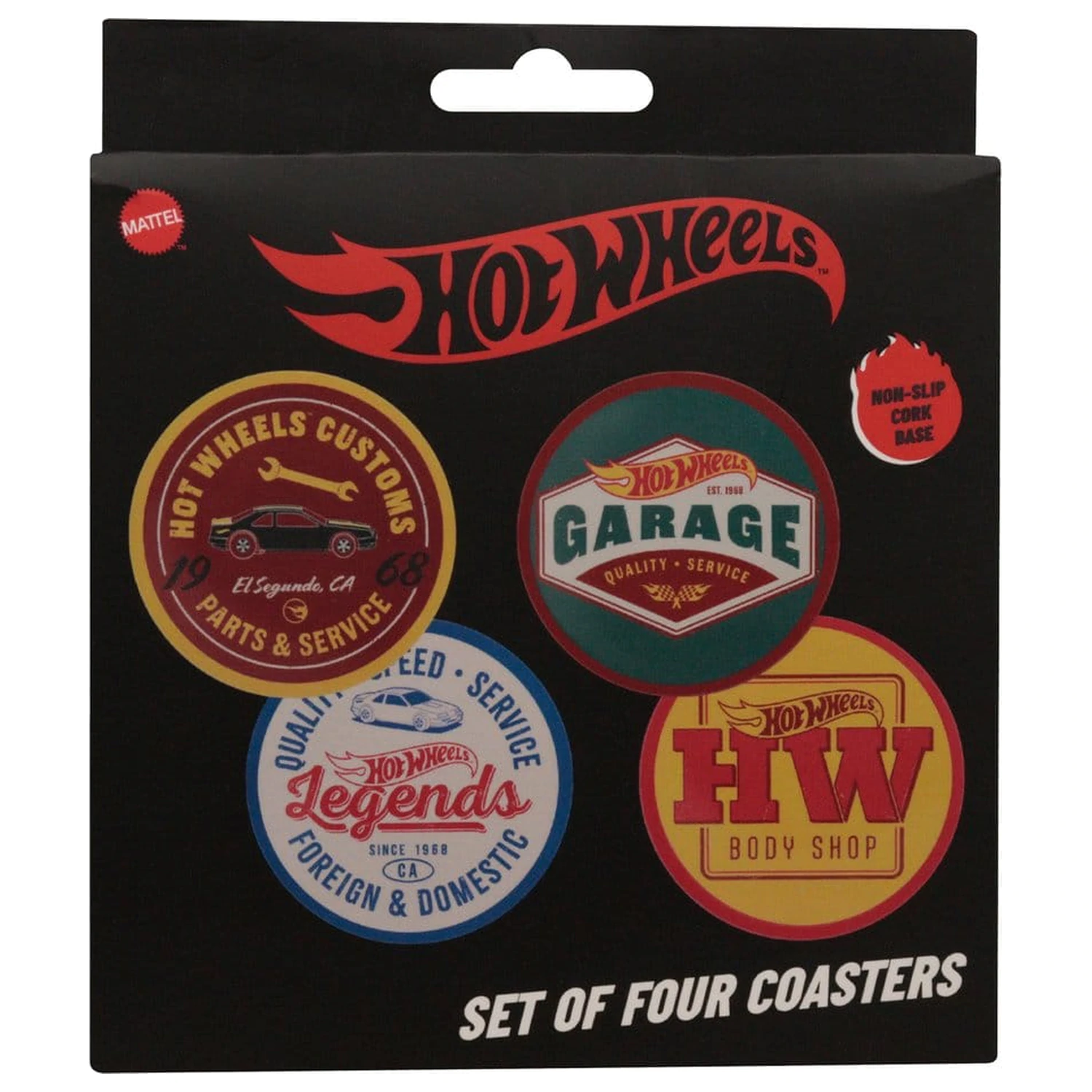 Hot Wheels Coaster sada 4 kusů fotografii produktu