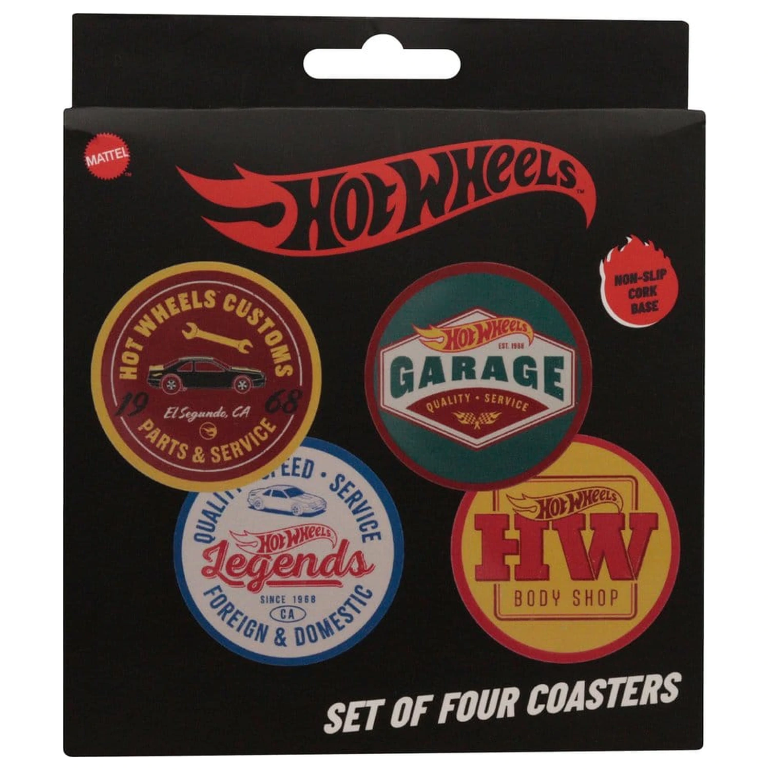 Hot Wheels Coaster sada 4 kusů fotografii produktu