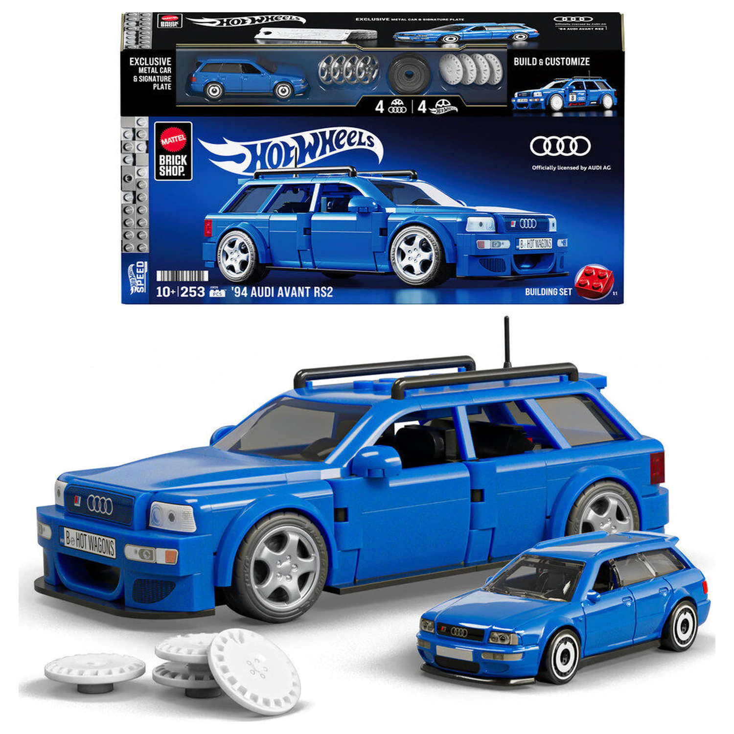 Hot Wheels Audi RS2 Speed stavebnice fotografii produktu