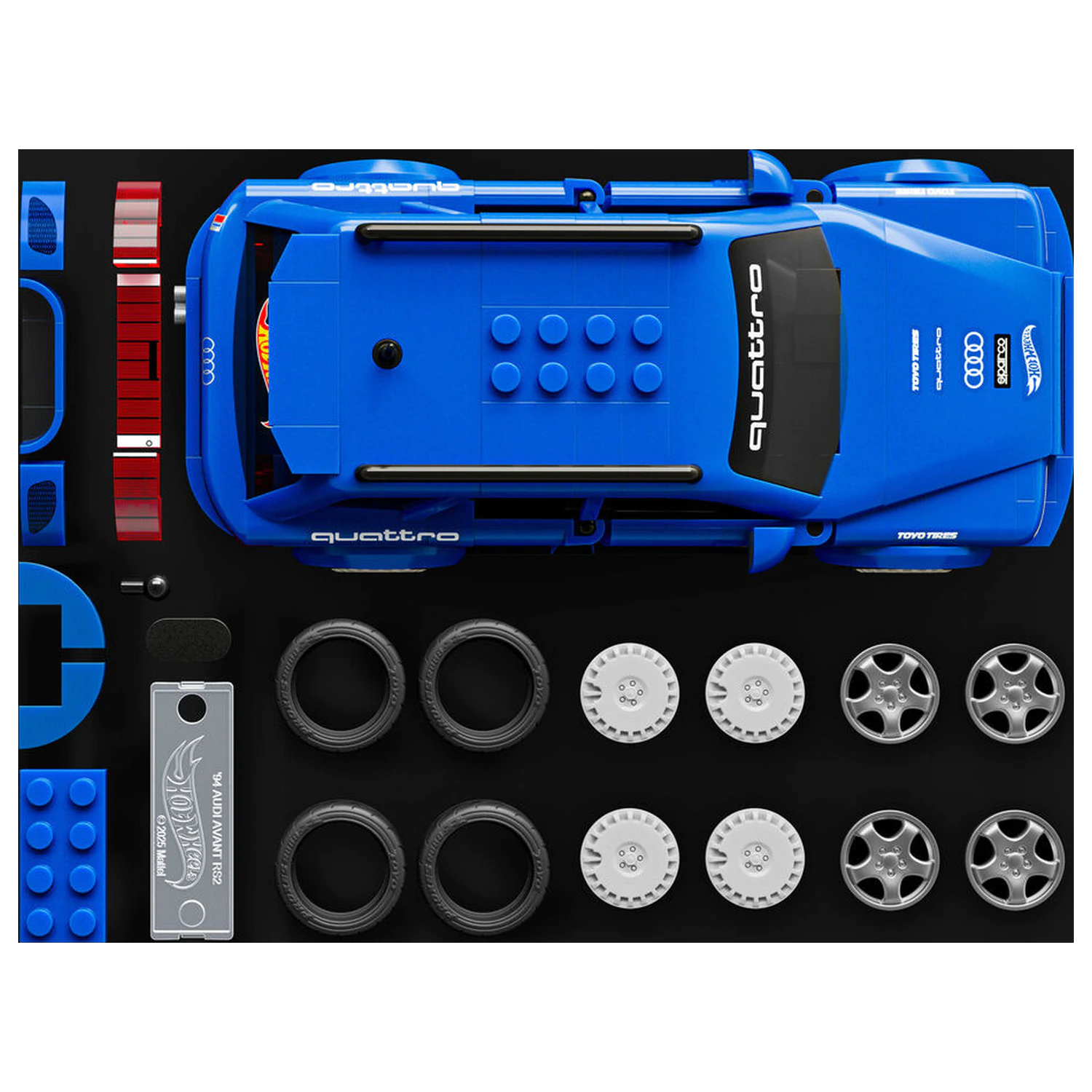 Hot Wheels Audi RS2 Speed stavebnice fotografii produktu