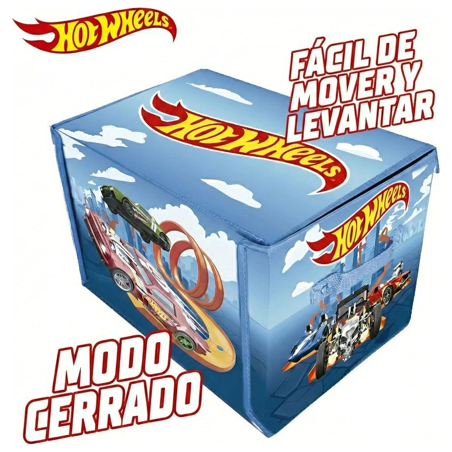 Hot Wheels Car organizér box s dráhou a hrací plochou fotografii produktu